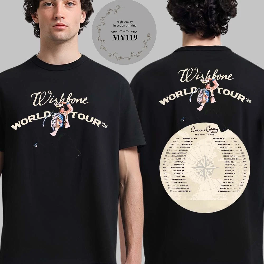 Conan Gray Wishbone World Tour 2026 Shirt