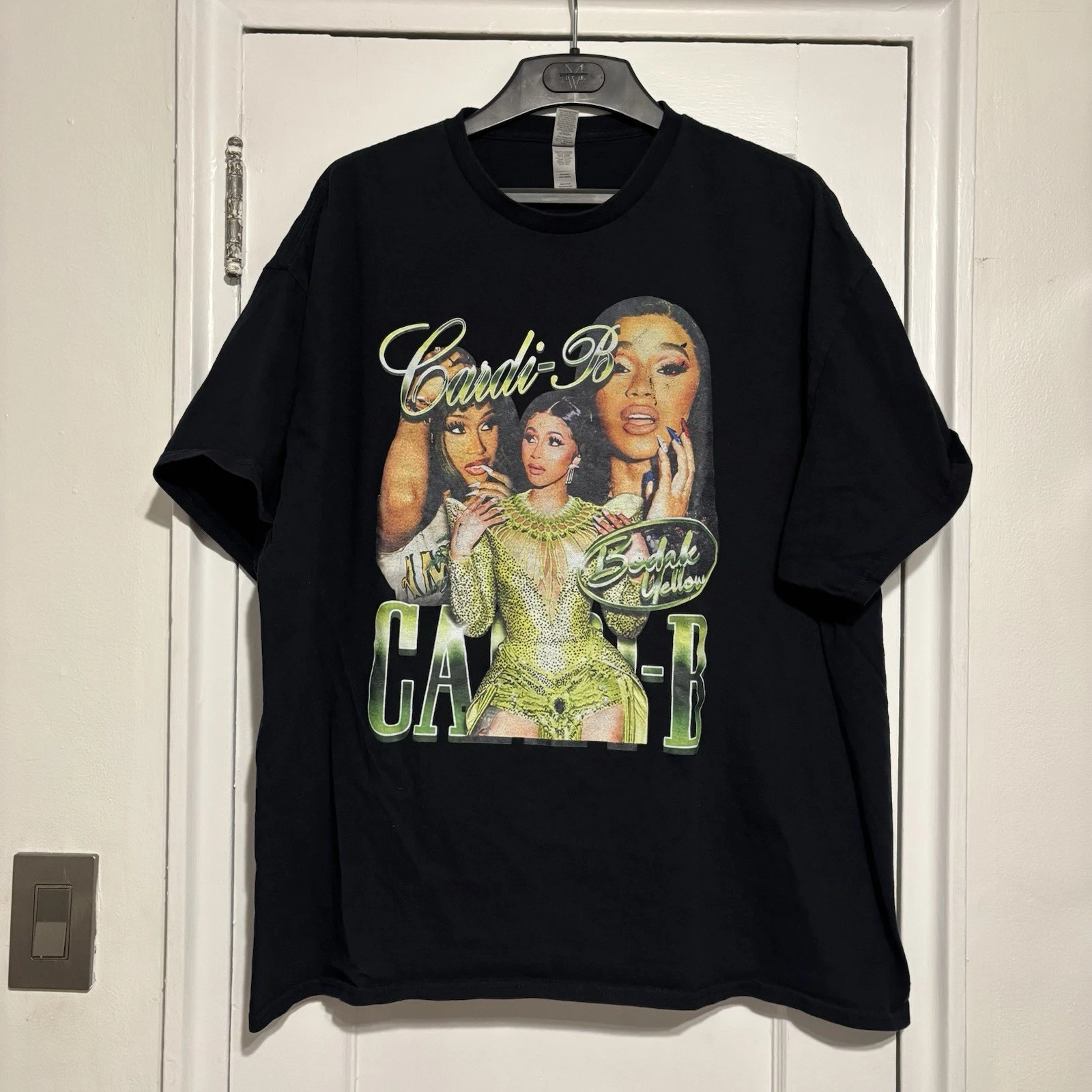 Cardi B Music Shirt Bodak Yellow Euc Concert Rap Shirt