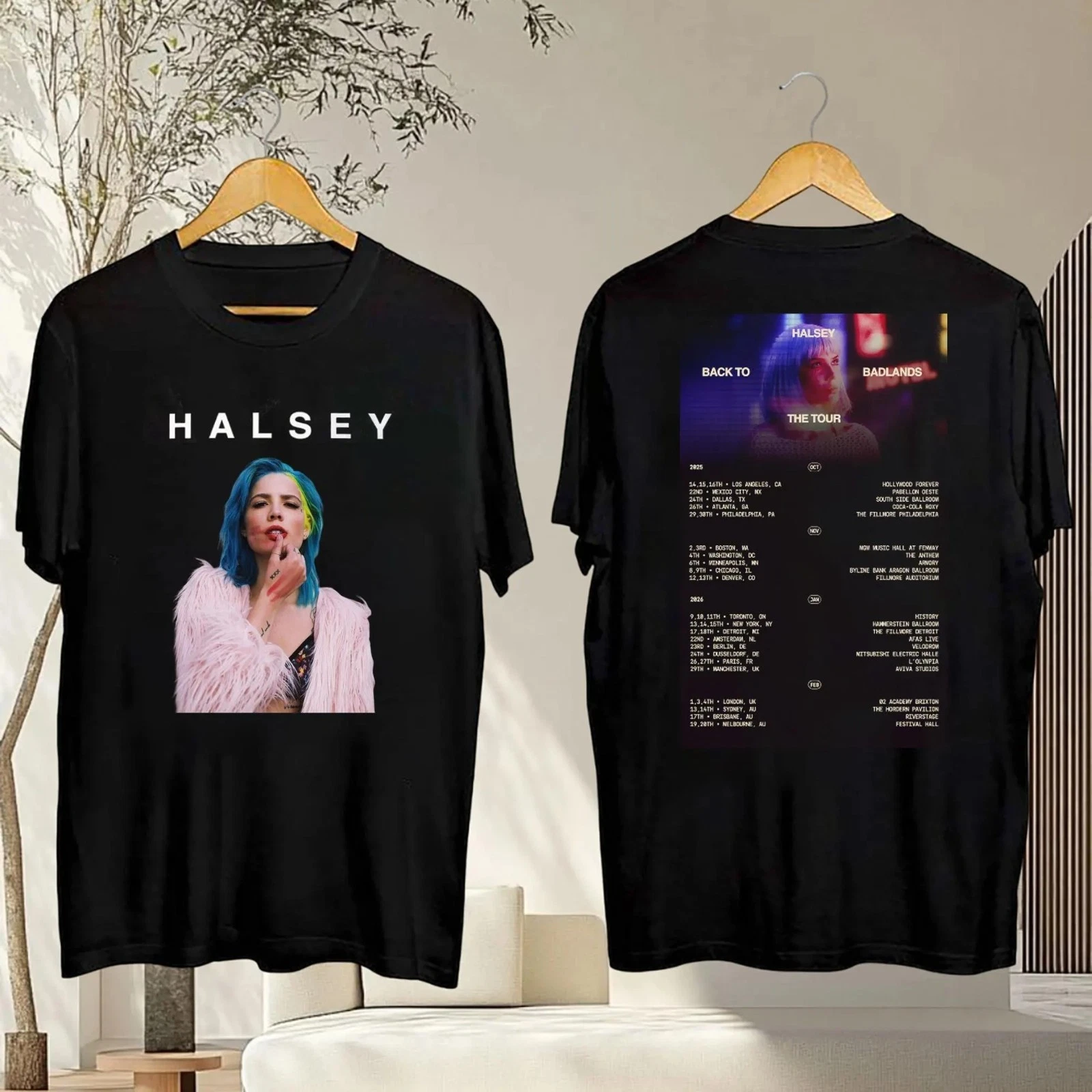 Halsey Back To Badlands Tour 2025 2026 Shirt