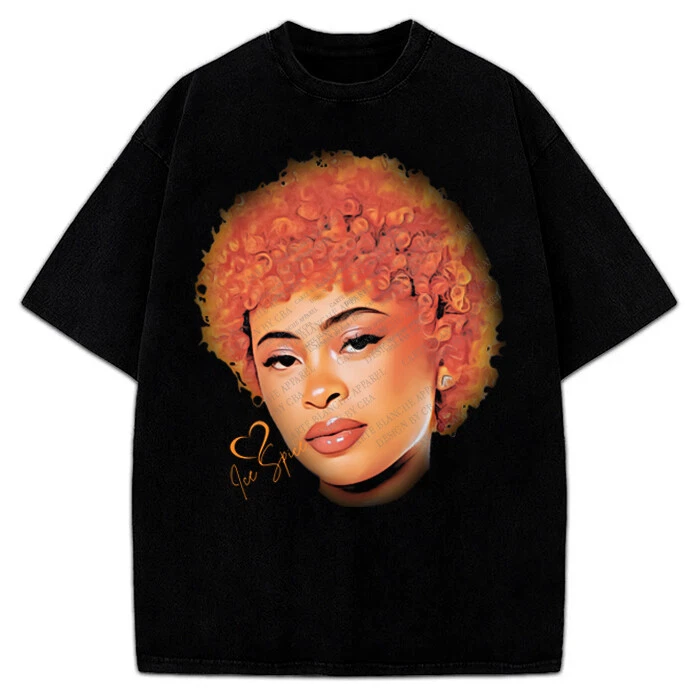Ice Spice Shirt Munch Female Rapper Big Face New York Rap Shirt
