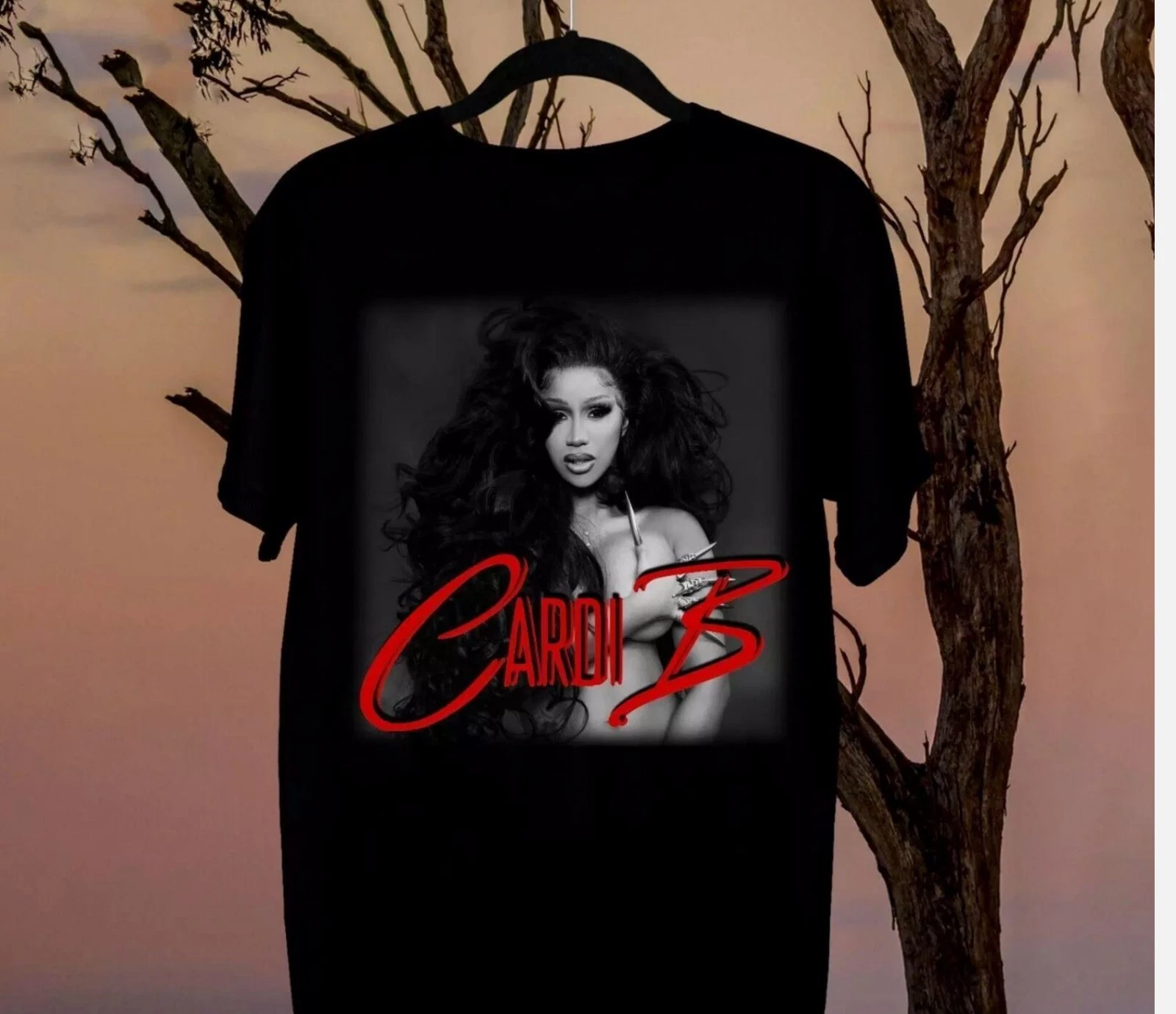 Popular Cardi B Shirt Gift For Fans Short Sleeve Unisex All Size Shirt