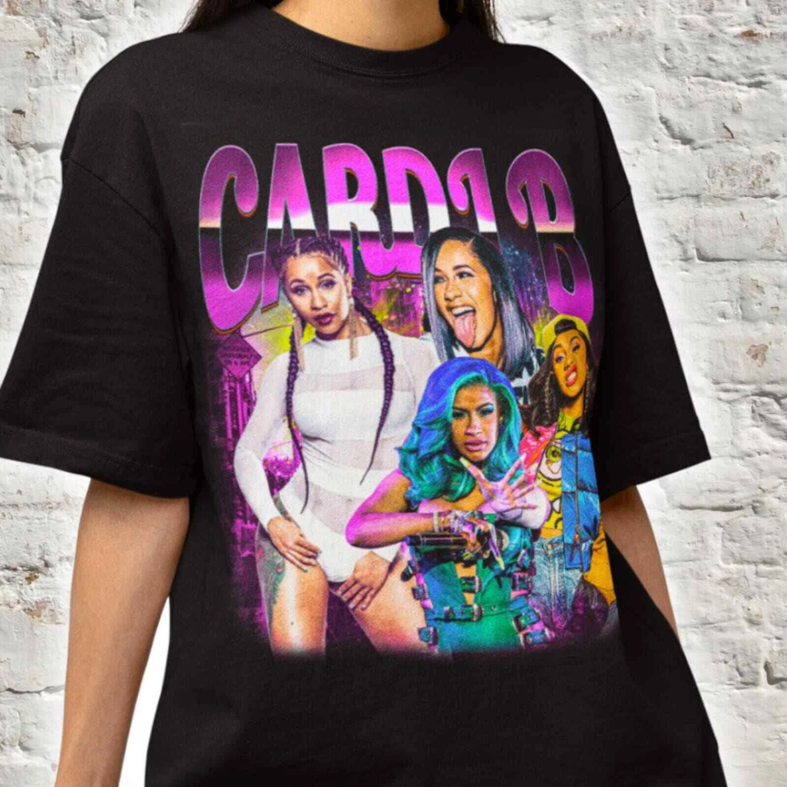 Cardi B Tour Fan Shirt, 90S Retro Vintage Rap Hip Hop Unisex