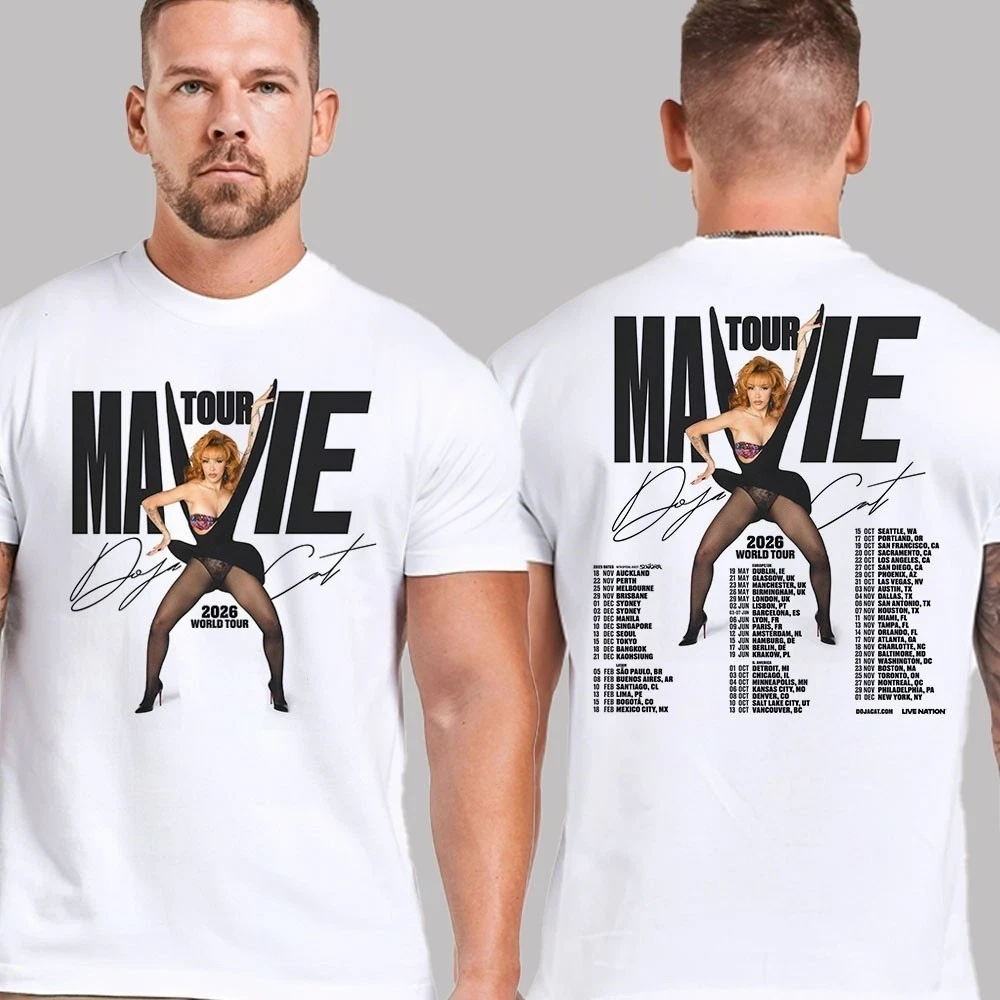 Doja Cat Tour Ma Vie 2026 World Tour Schedule Shirt For Men