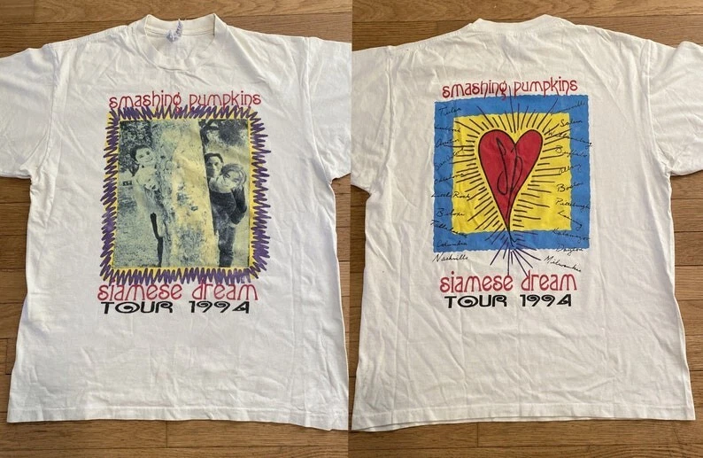 Smashing Pumpkins Siamese Dream Tour 1994 Shirt