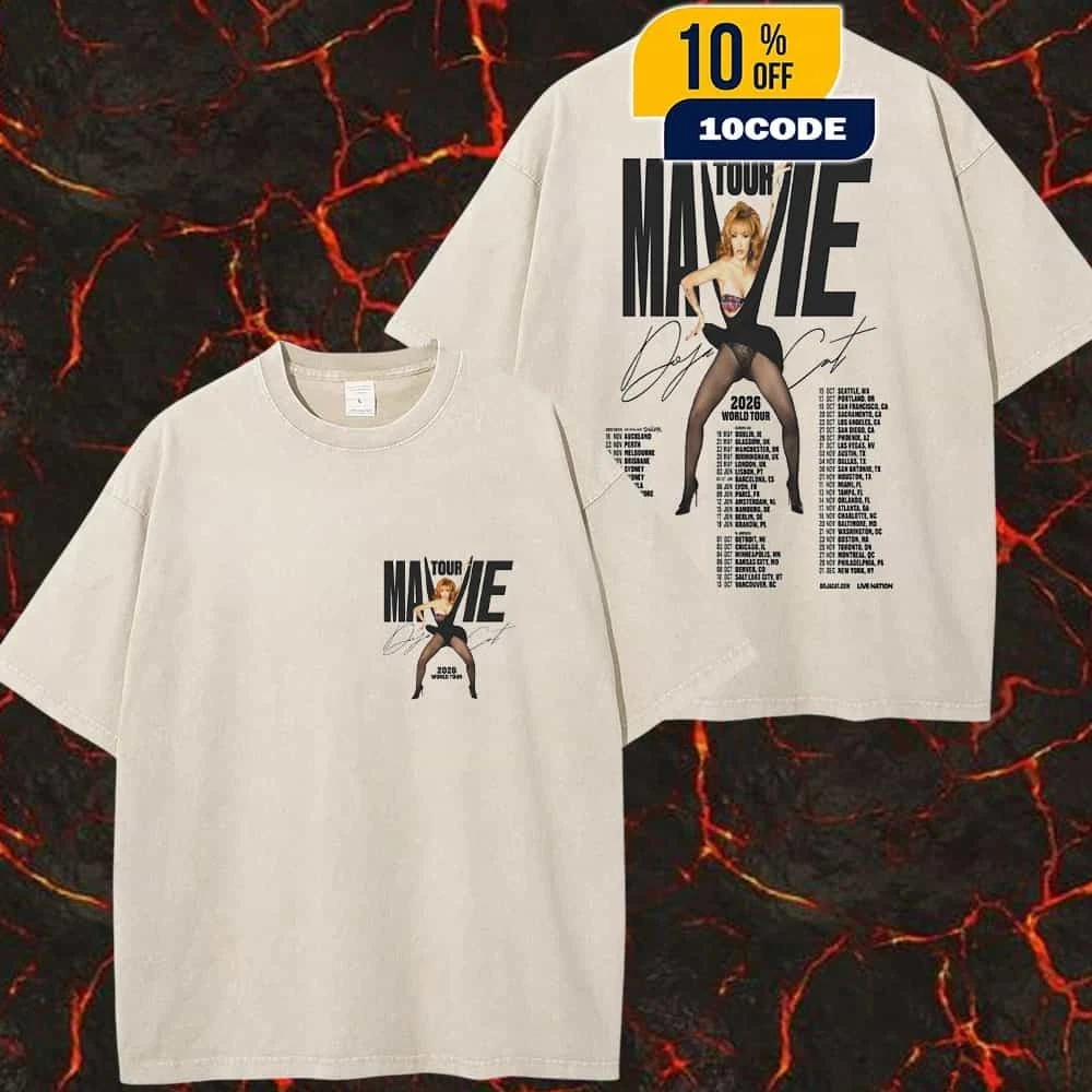 Doja Cat Tour Ma Vie World Tour 2026 Tour Shirt