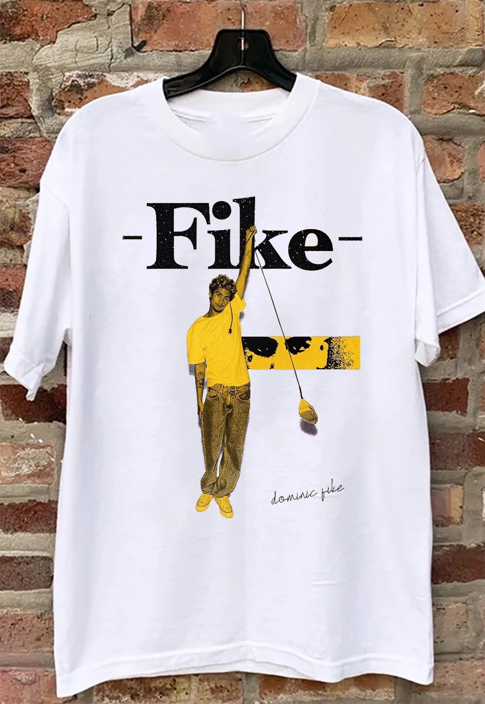 Dominic Fike White Cotton Shirt Full Size