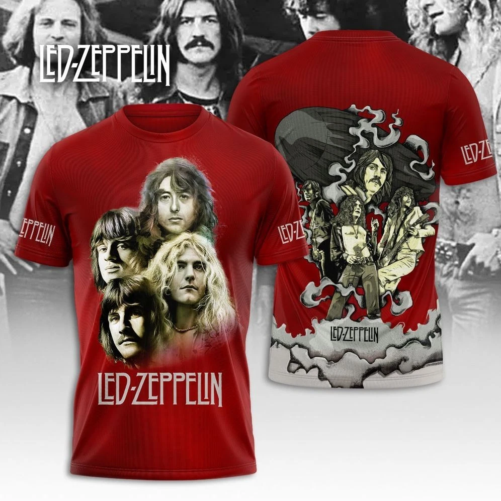 Led Zeppelin 3D Shirt Gift For Fans Full Size S-5Xl