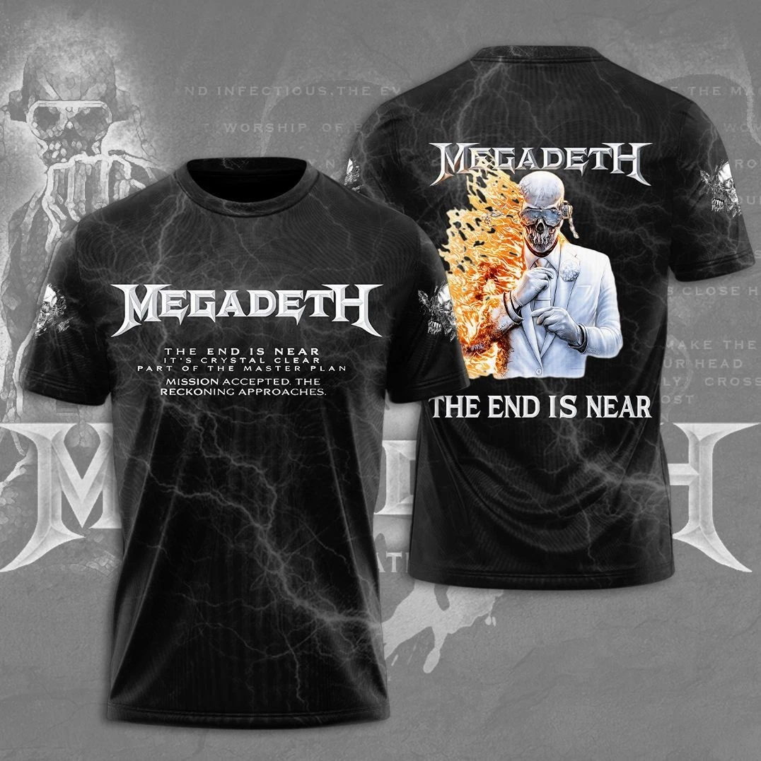 Megadeth Band The End Is Near Aop Shirt