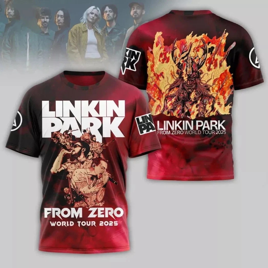 Linkin Park From Zero World Tour 2025 3D Shirt
