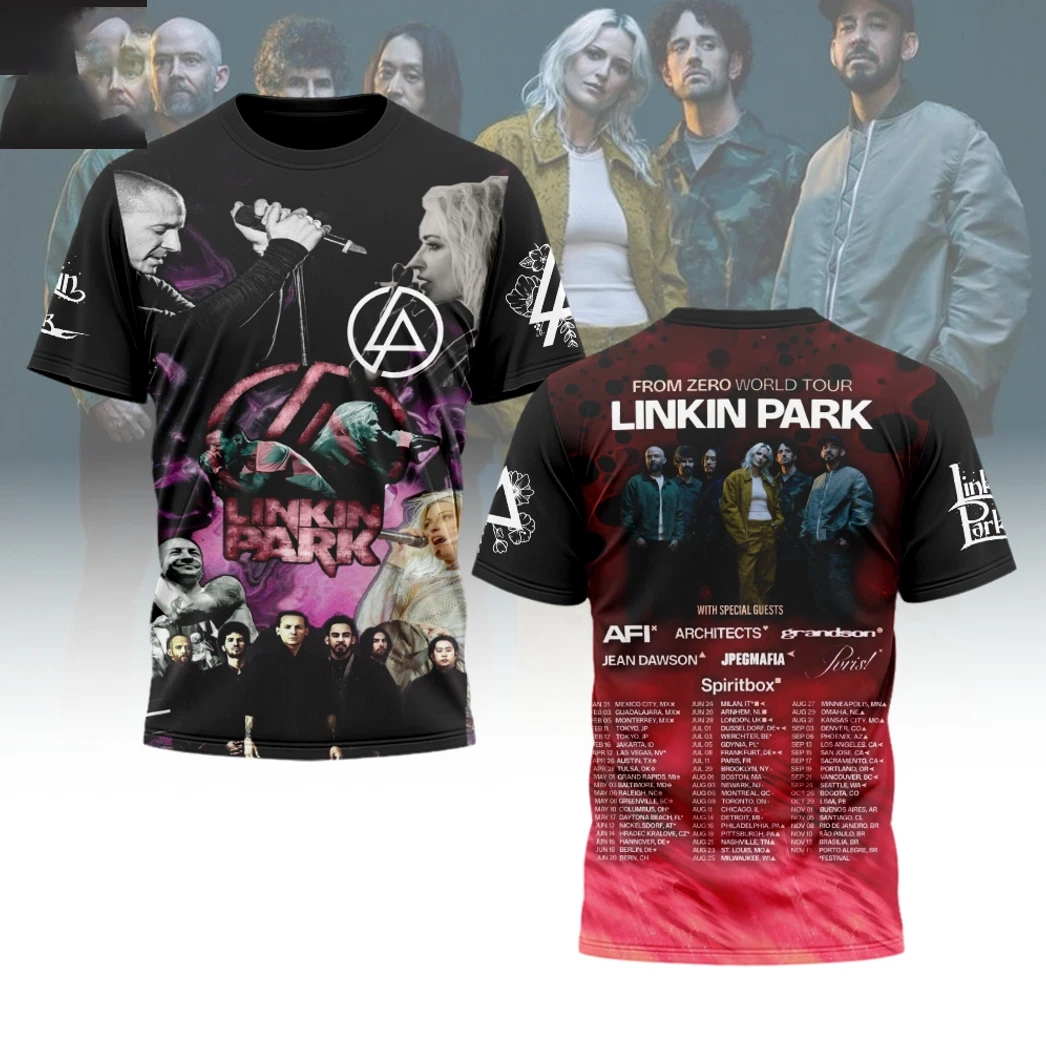 From Zero World Tour Linkin Park 3D Shirt