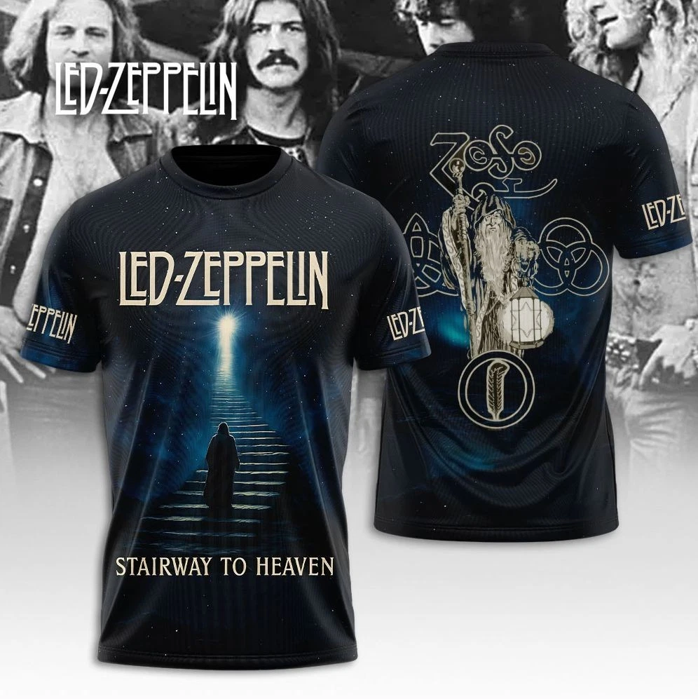 Led Zeppelin Shirt Aop Gift For Fans