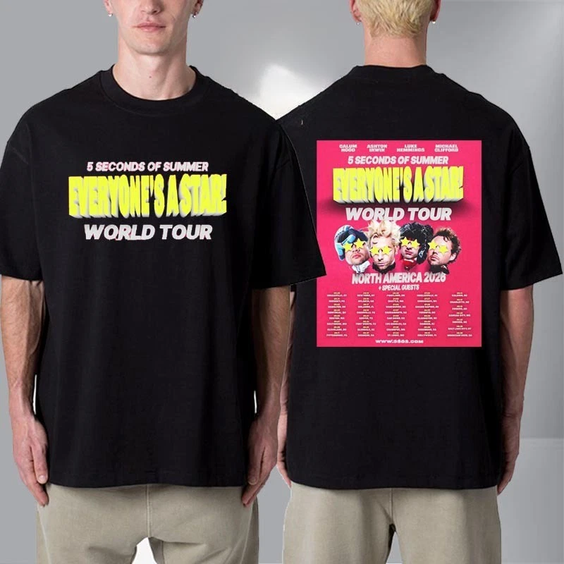 5 Seconds Of Summer Everyone'S A Star 2026 World Tour North America Shirt