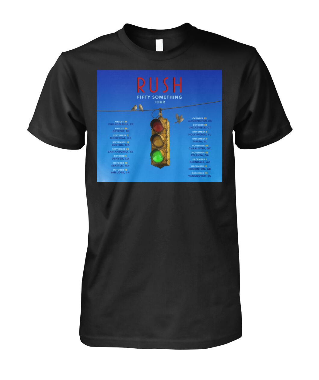 Rush Fifty Something Tour 2026 Shirt