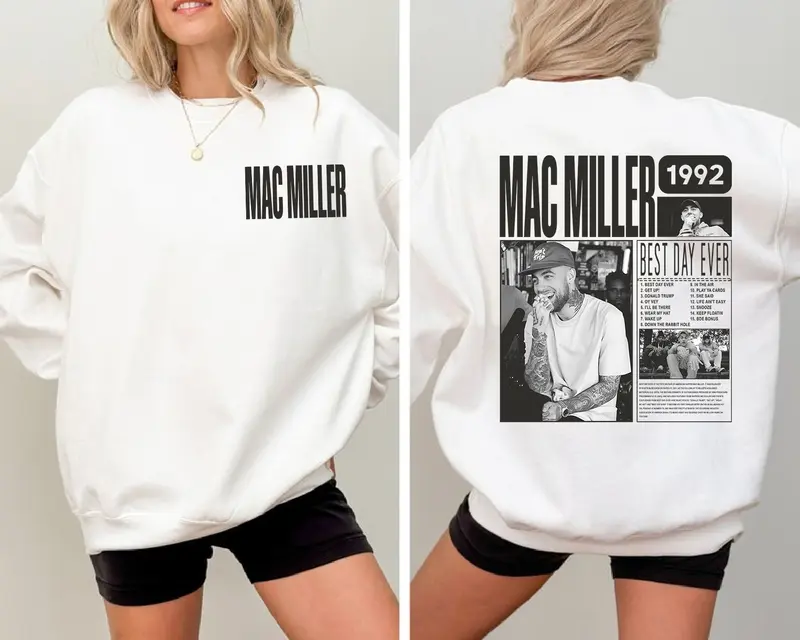 Mac Miller Best Day Ever Swimming Sweatshirt