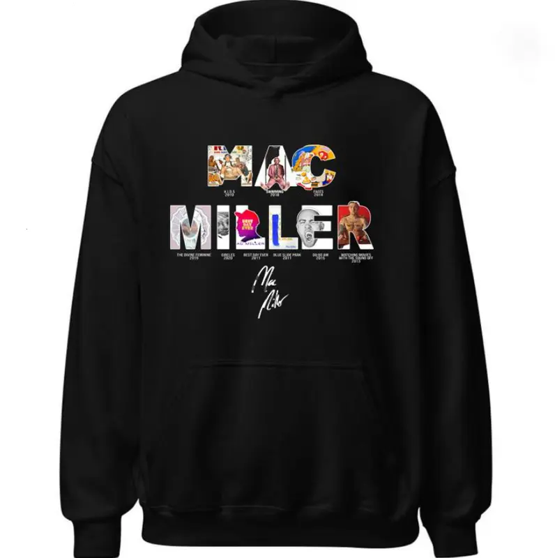 Mac Miller Hoodie Featuring Vibrant Album Graphics Shirt