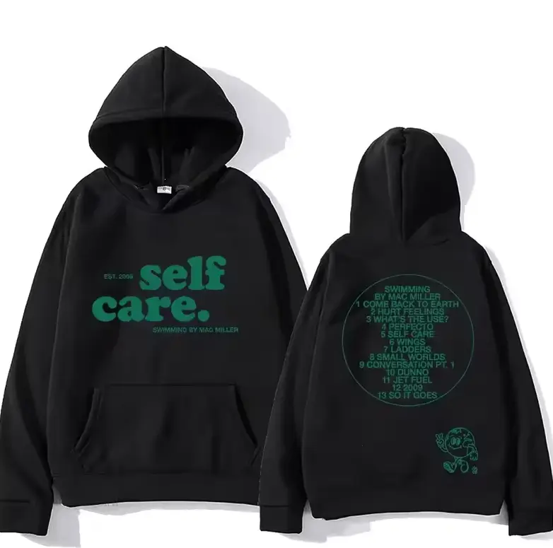 Self Care Graphic Hoodie A Cozy Tribute To Mac MillerS Iconic Album