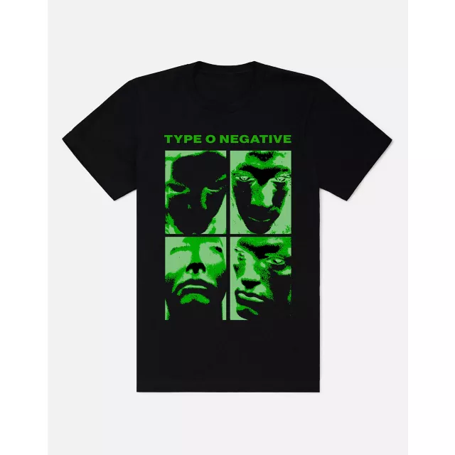 Type O Negative Warped Faces T Shirt