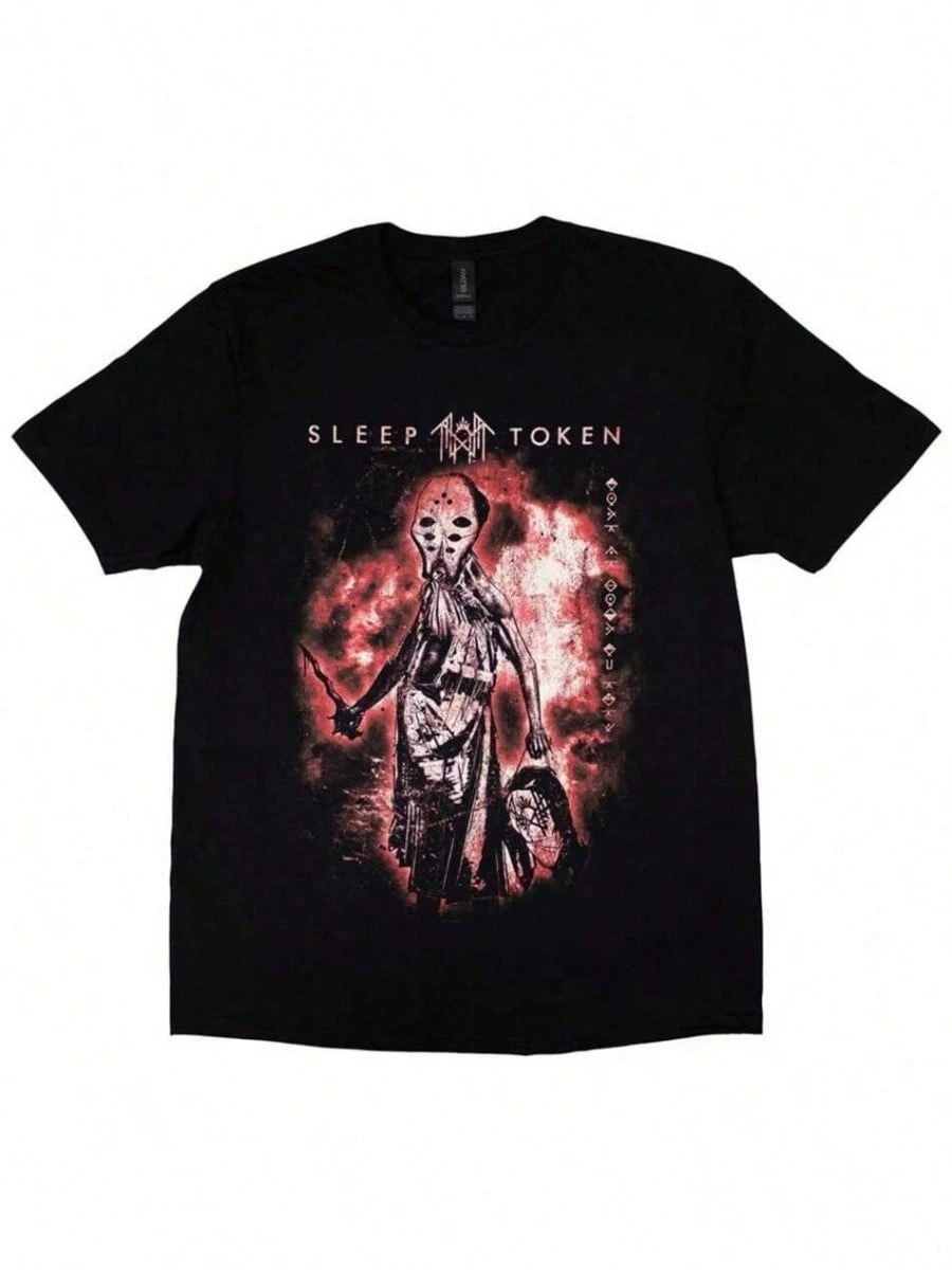 Sleep Tokens Graphic Shirt Unisex Men Men Summer Short Sleeve Fashion