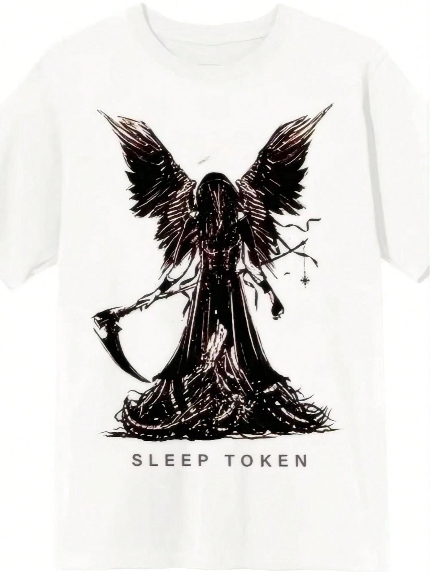 Sleep Tokens Oneck Short Sleeve Shirt White