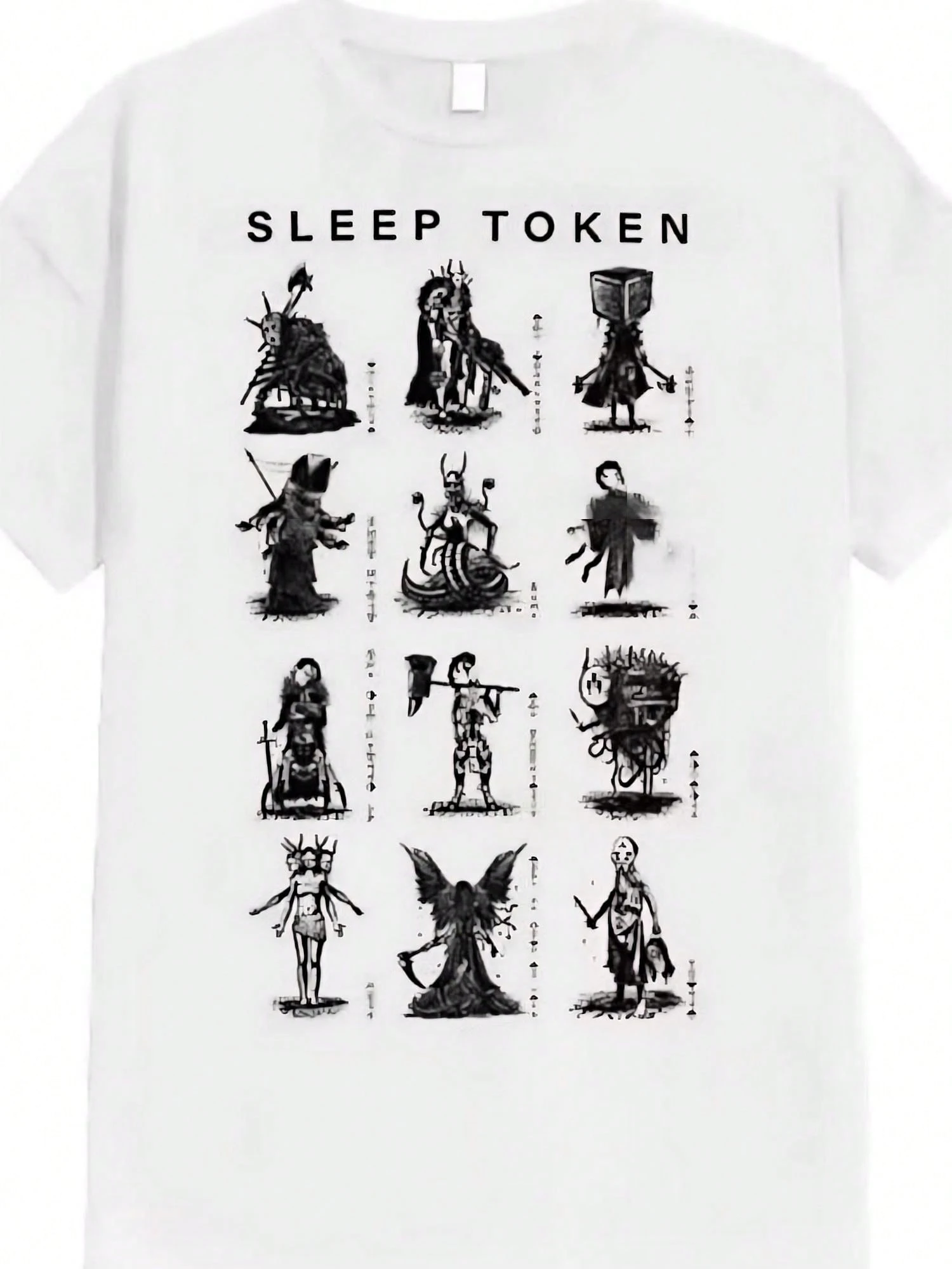 Vintage Sleep Tokens Shirt White For Women