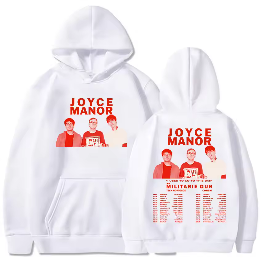 Joyce Manor I Used To Co To This Bar Hoodie White