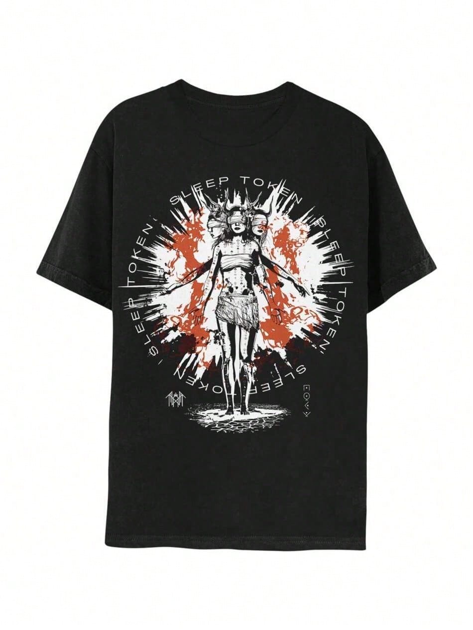 Sleep Tokens Graphic Shirt Black Women