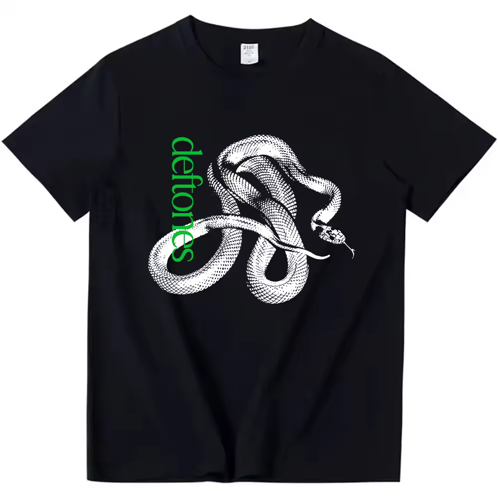 Deftones Logo Snake Shirt Private Music Album Printing