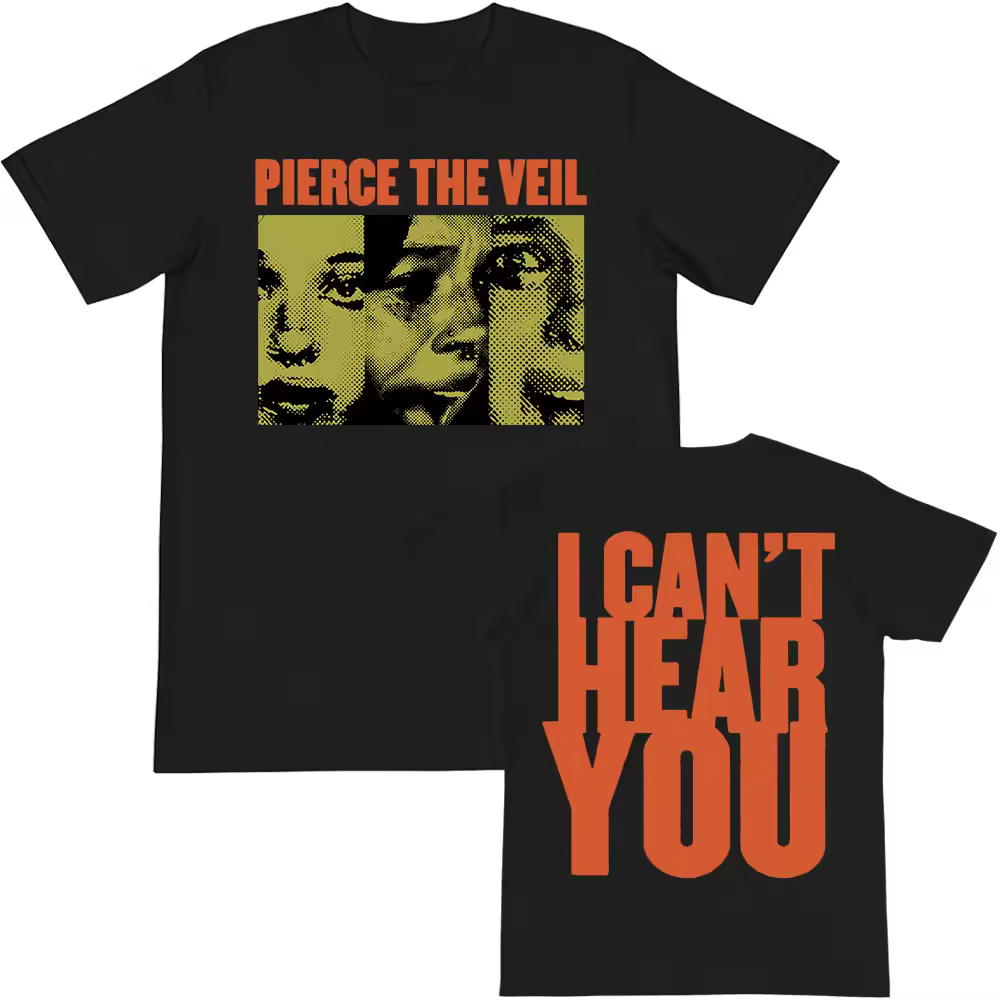 I Can'T Hear You Print Tshirts Rock Band Pierce The Veil Graphic Shirts