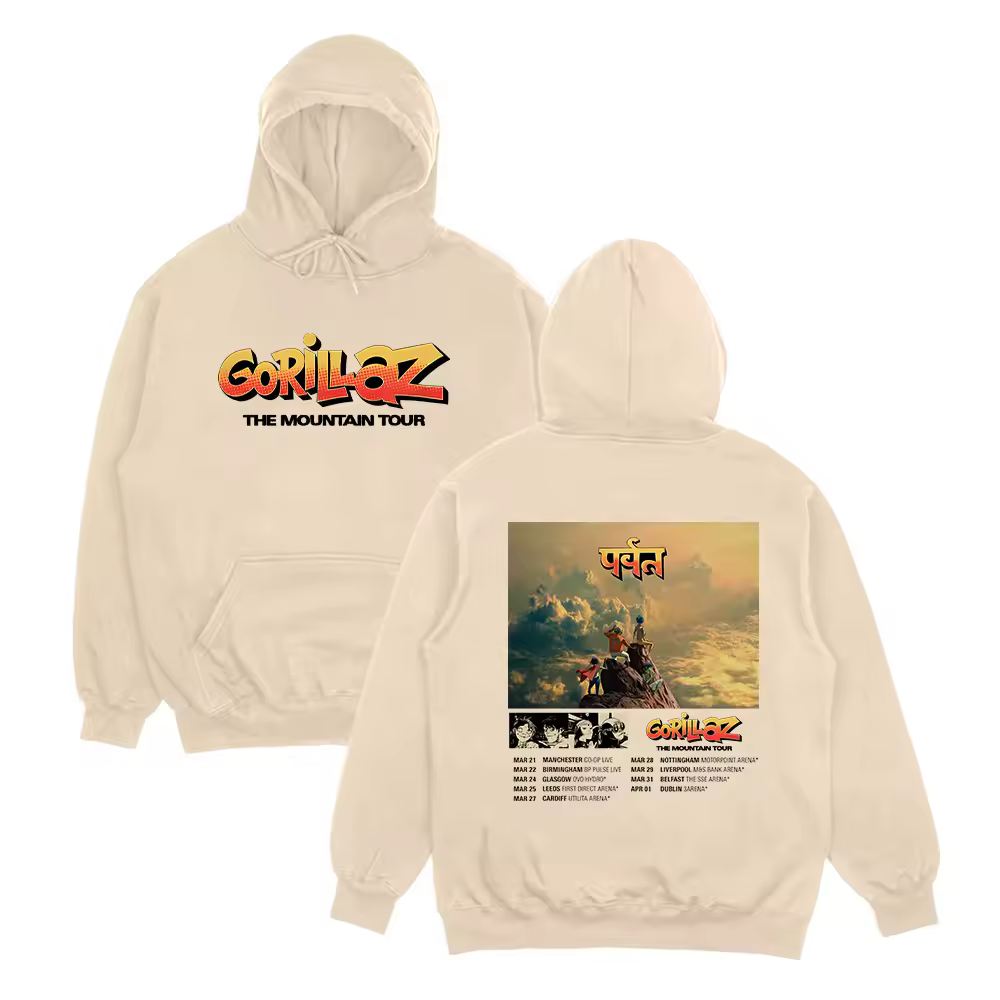 Gorillazs The Mountain Tour 2026 Hoodie