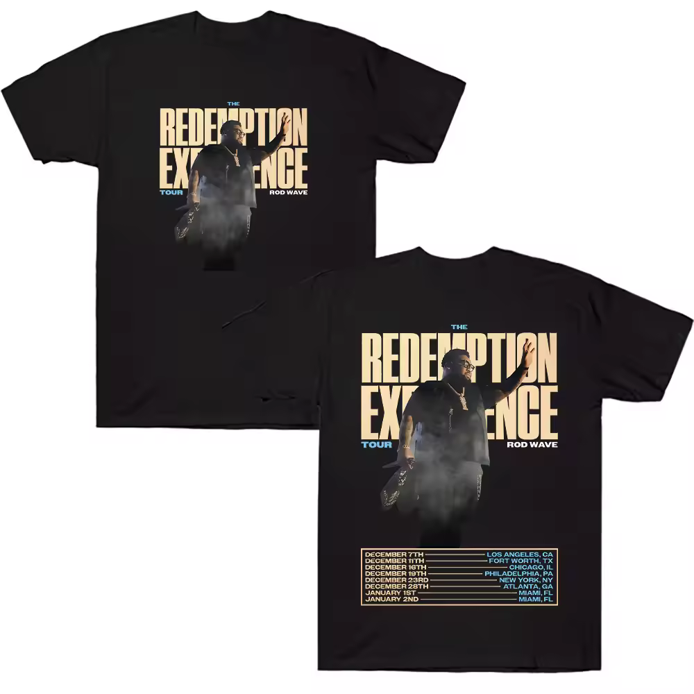 Rod Wave Redemption Tour 2025-2026 Shirt