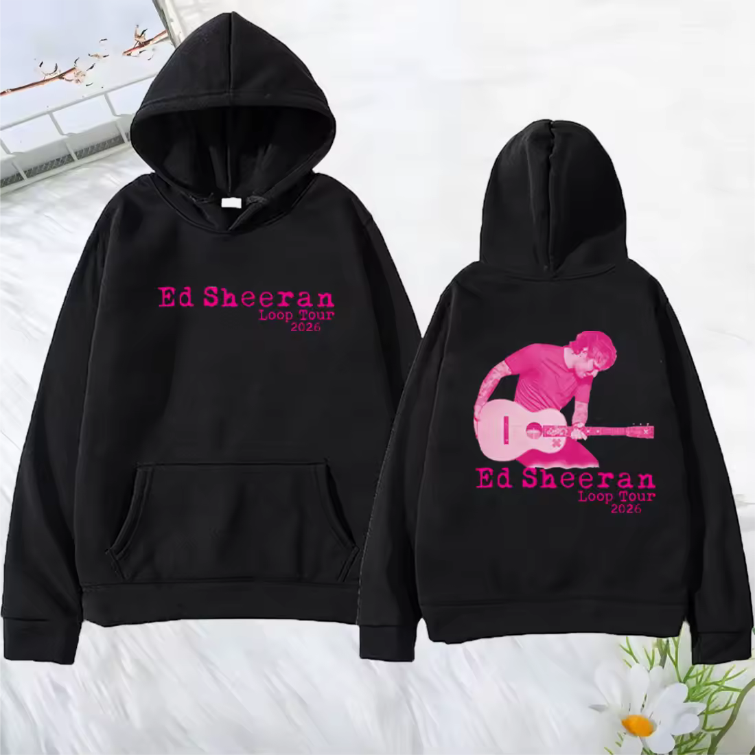 Ed Sheeran Loop Tour 2026 Printed Hoodies