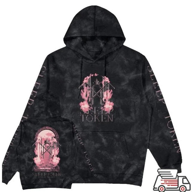Sleep Tokenn Merch Arcadian Smoke 3D Reprint Hoodie