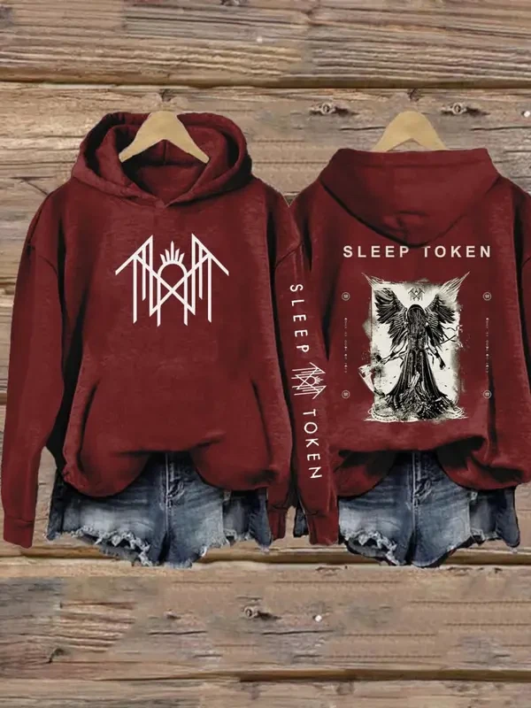 Sleep Token Hoodie Take Me Back To Eden Hodie Red