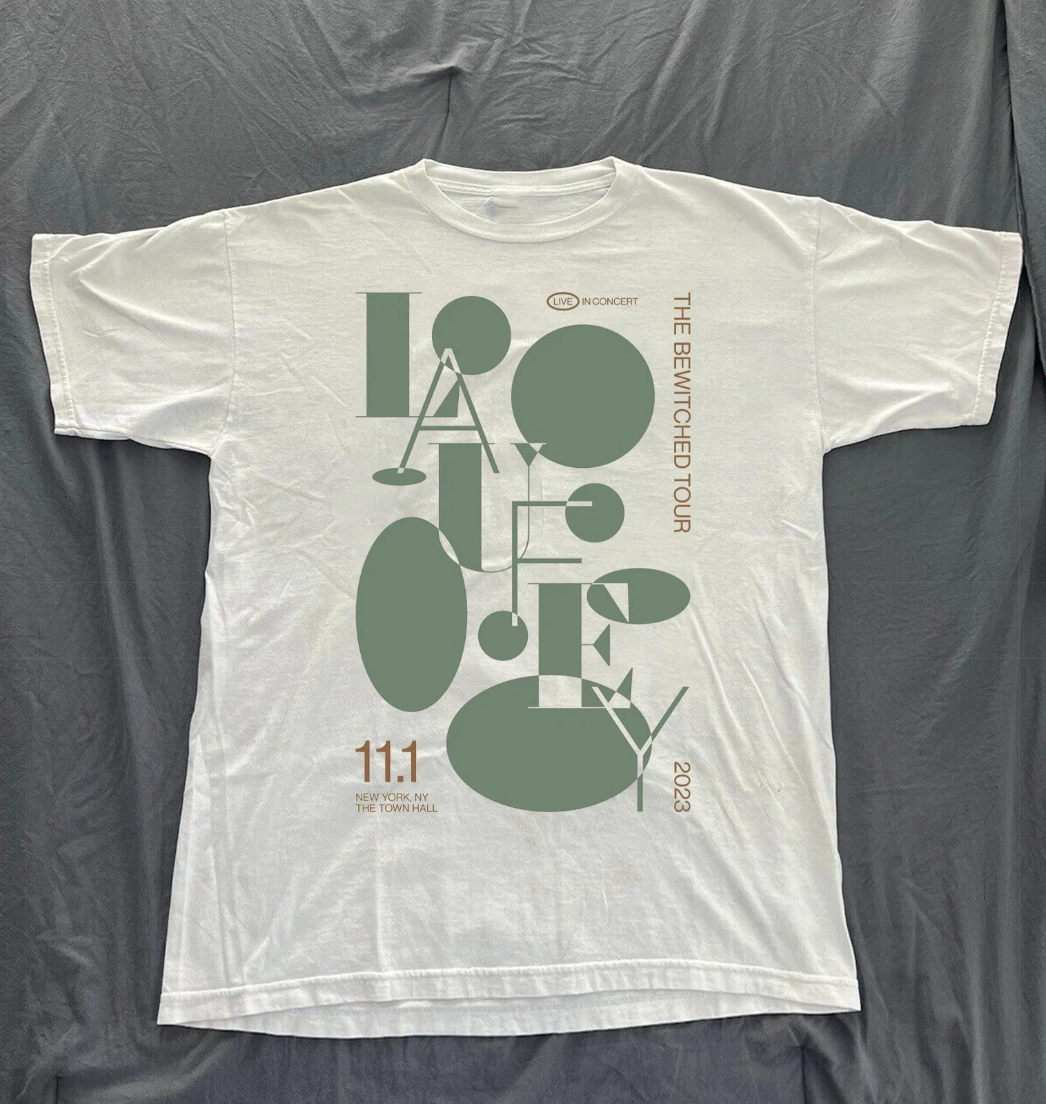 Laufey Bewitched Tour City White Shirt