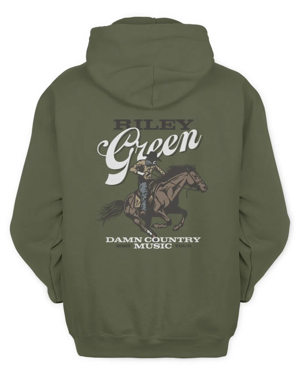 Riley Green Merch Store Cowboy Tour 2025 Hoodie