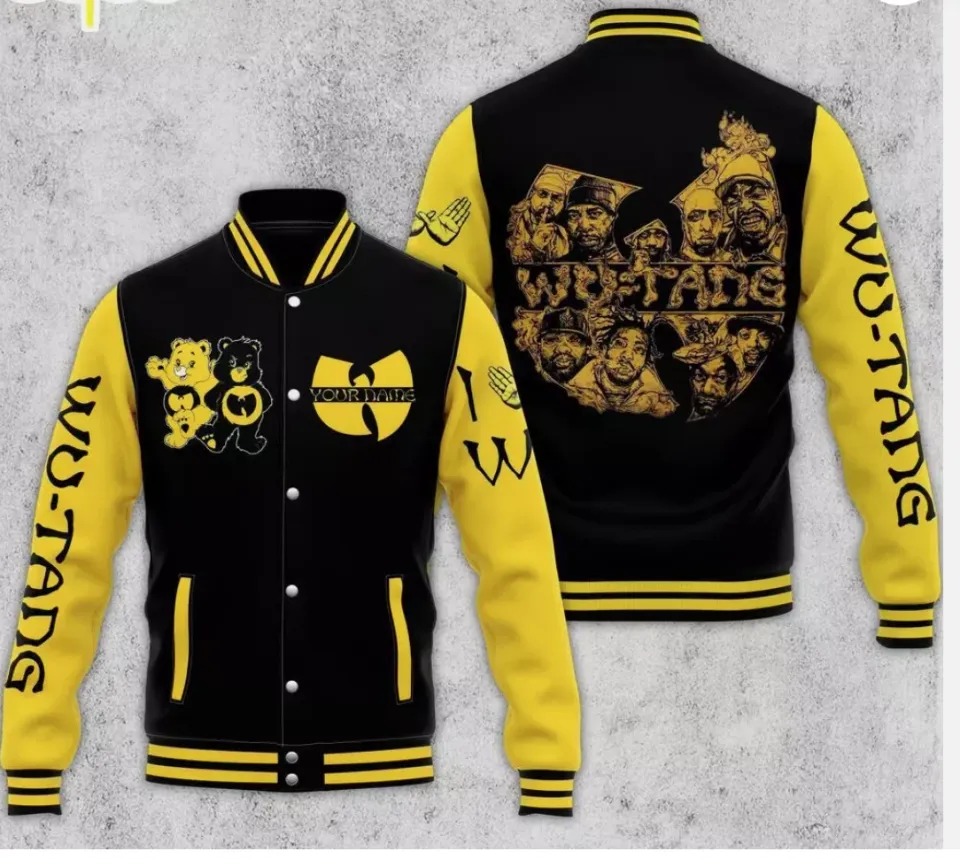 Wu Tang Clan Music Band Baseball Jacket