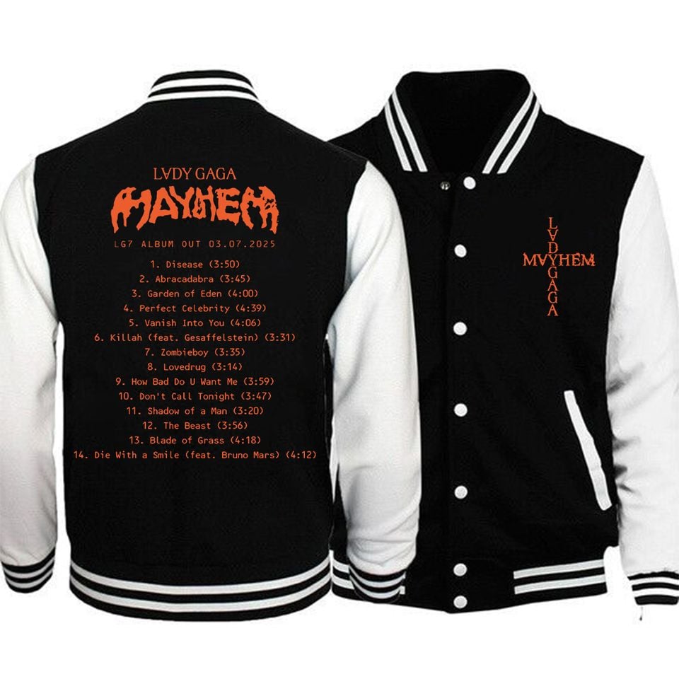 Lady Gaga New Album Mayhem Baseball Jacket
