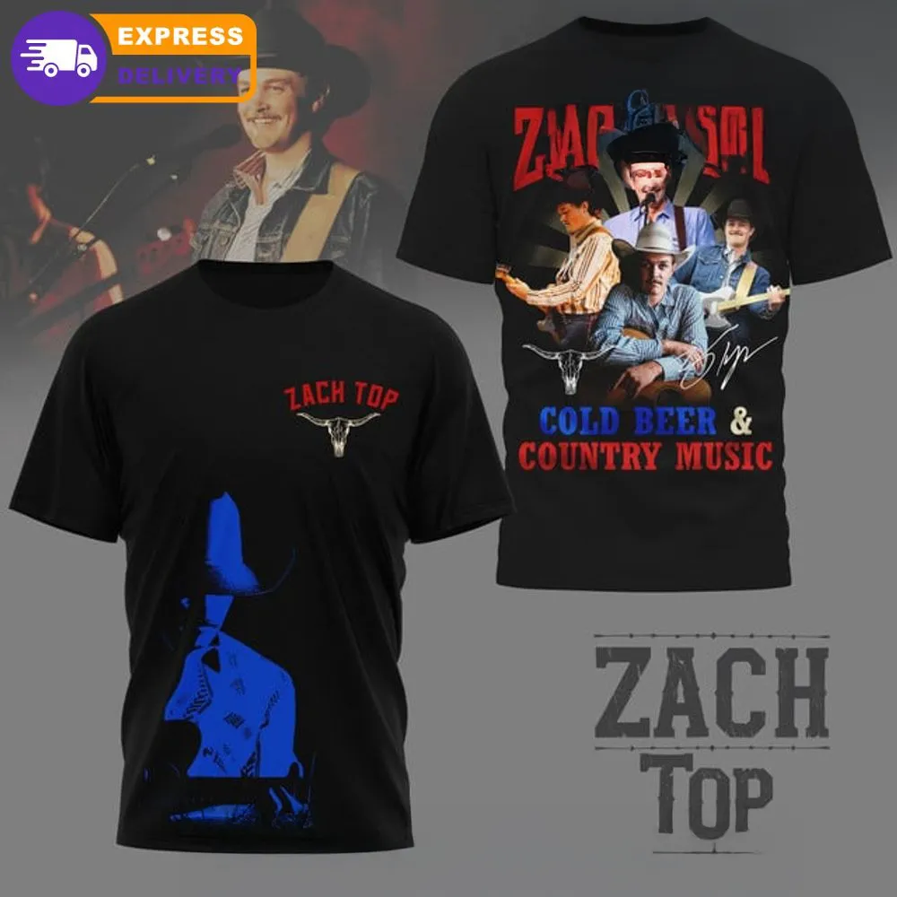 Zach Top Cold Beer Country Music Tour 2025 Premium Shirt