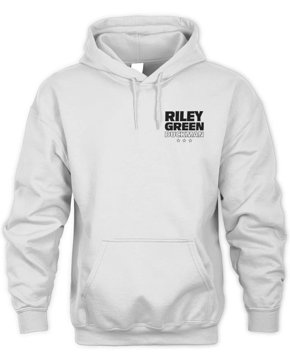 Riley Green Official Merch Duckman Star Hoodie