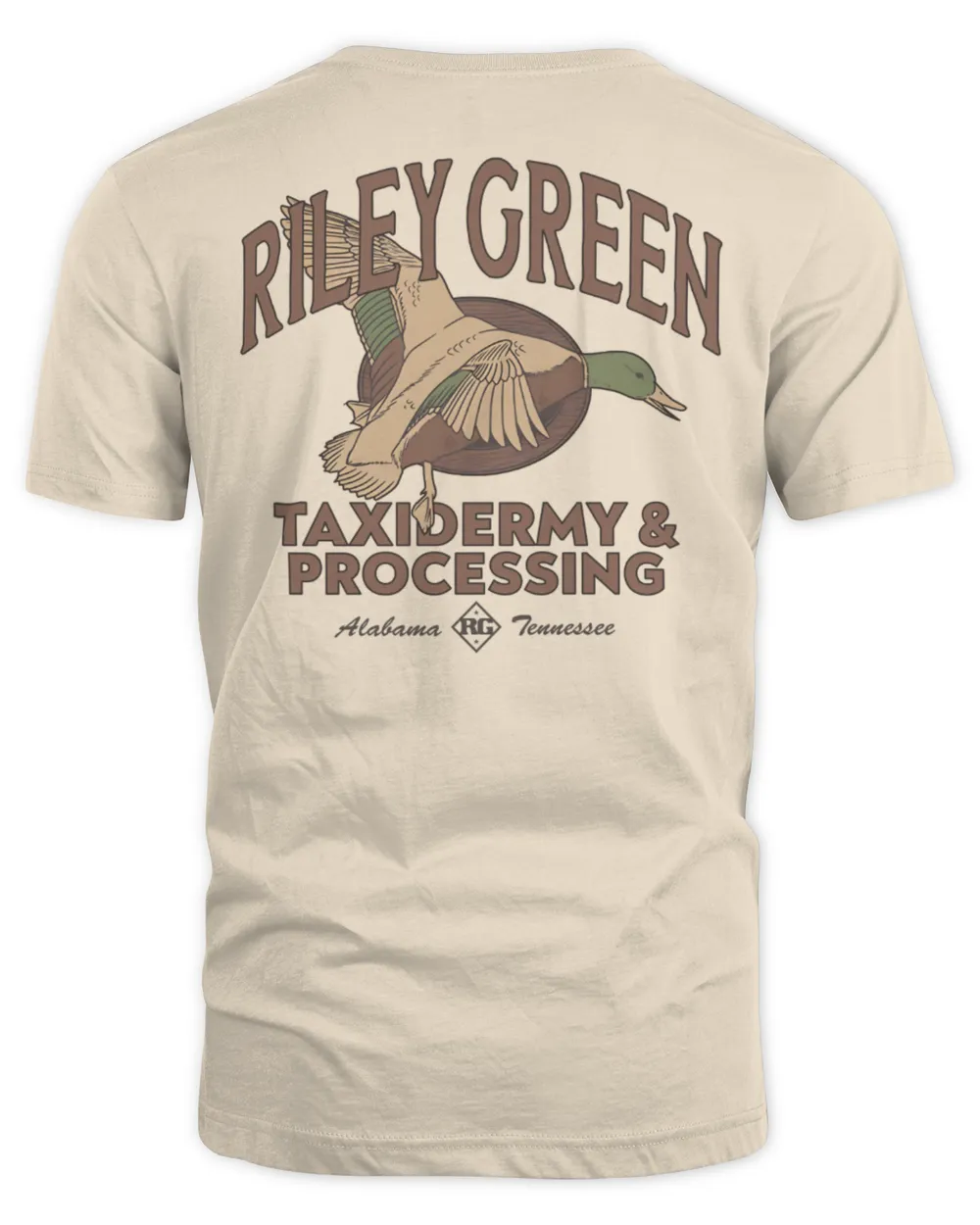 Riley Green Merch Taxidermy Shirt Sand