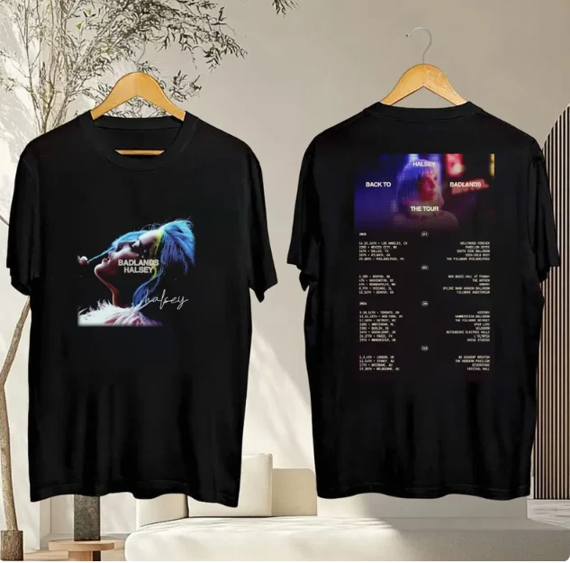 Halsey Back To Badlands Tour 2025 Shirt, Halsey 2026 Tour Shirt