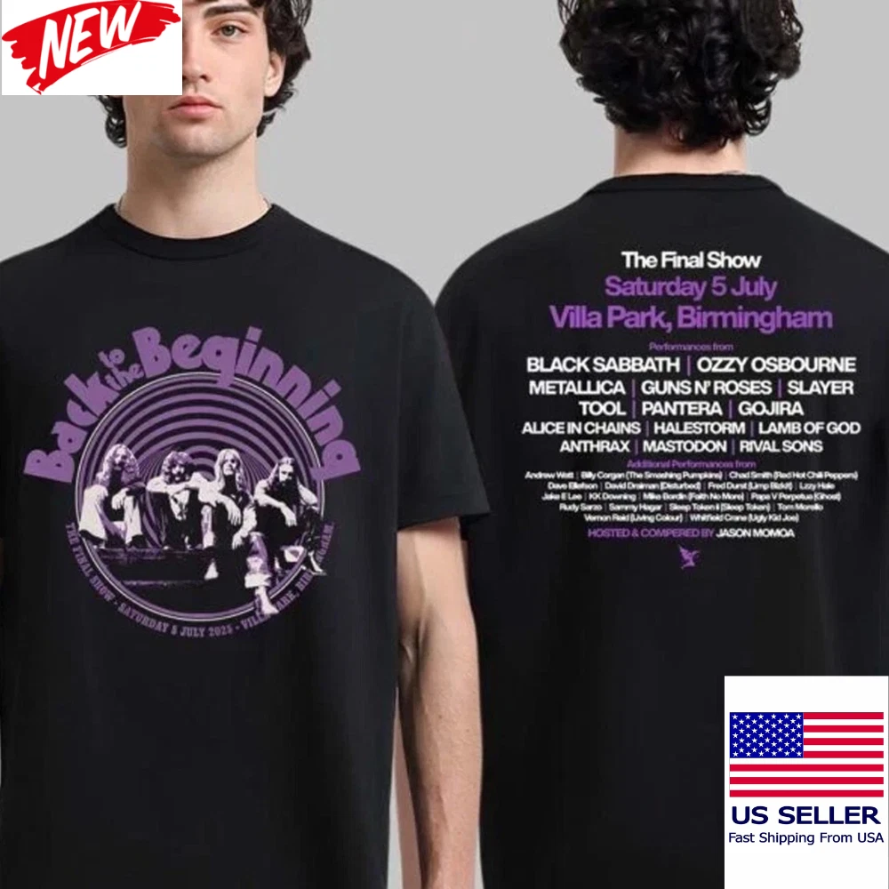 Black Sabbath Back To The Beginning In Birmingham 2025 Shirt