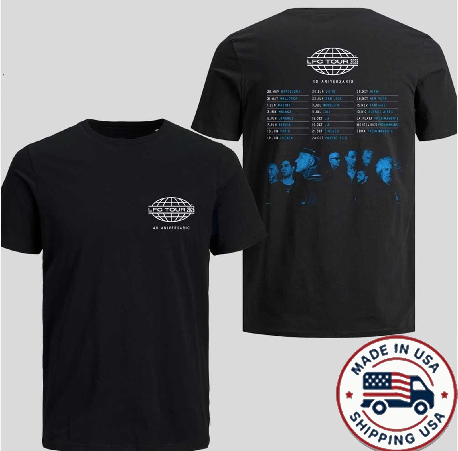 Los Fabulosos Cadillacs Tour Dates 2025 Shirt