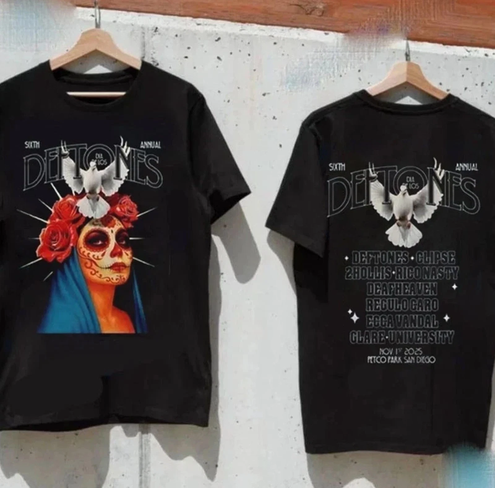 Sixth Annual Dia De Los Deftones Petco Park San Diego November 1St 2025 T Shirt