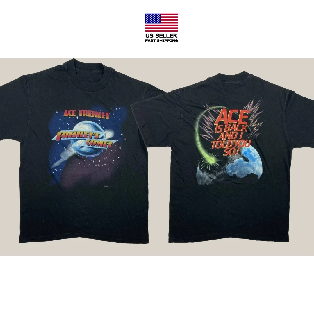 1987 FrehleyS Comet Ace Is Back Ace Frehley Reprinted All Size Shirt