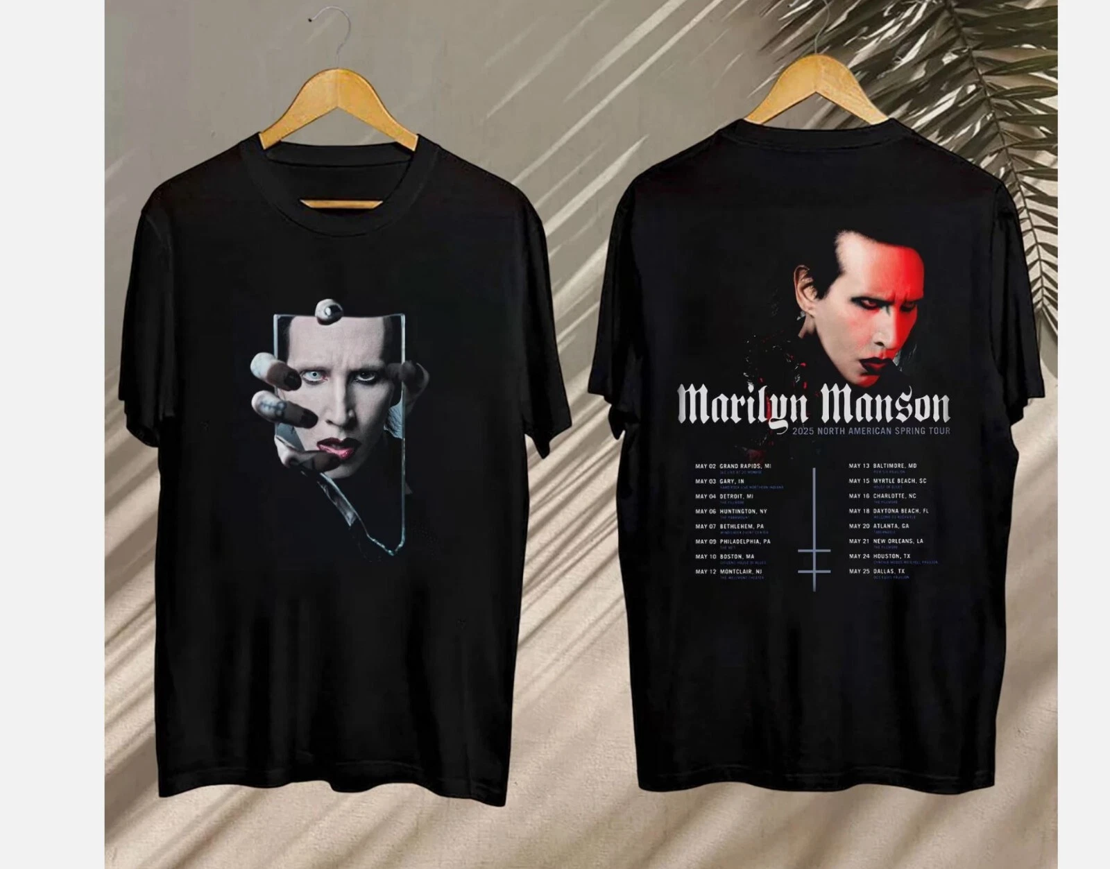 Marilyn Manson North American Spring Tour 2025 Shirt