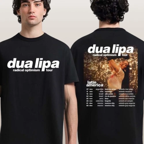 Dua Lipa Radical Optimism Tour Latin America 2025 Two Sides Shirt