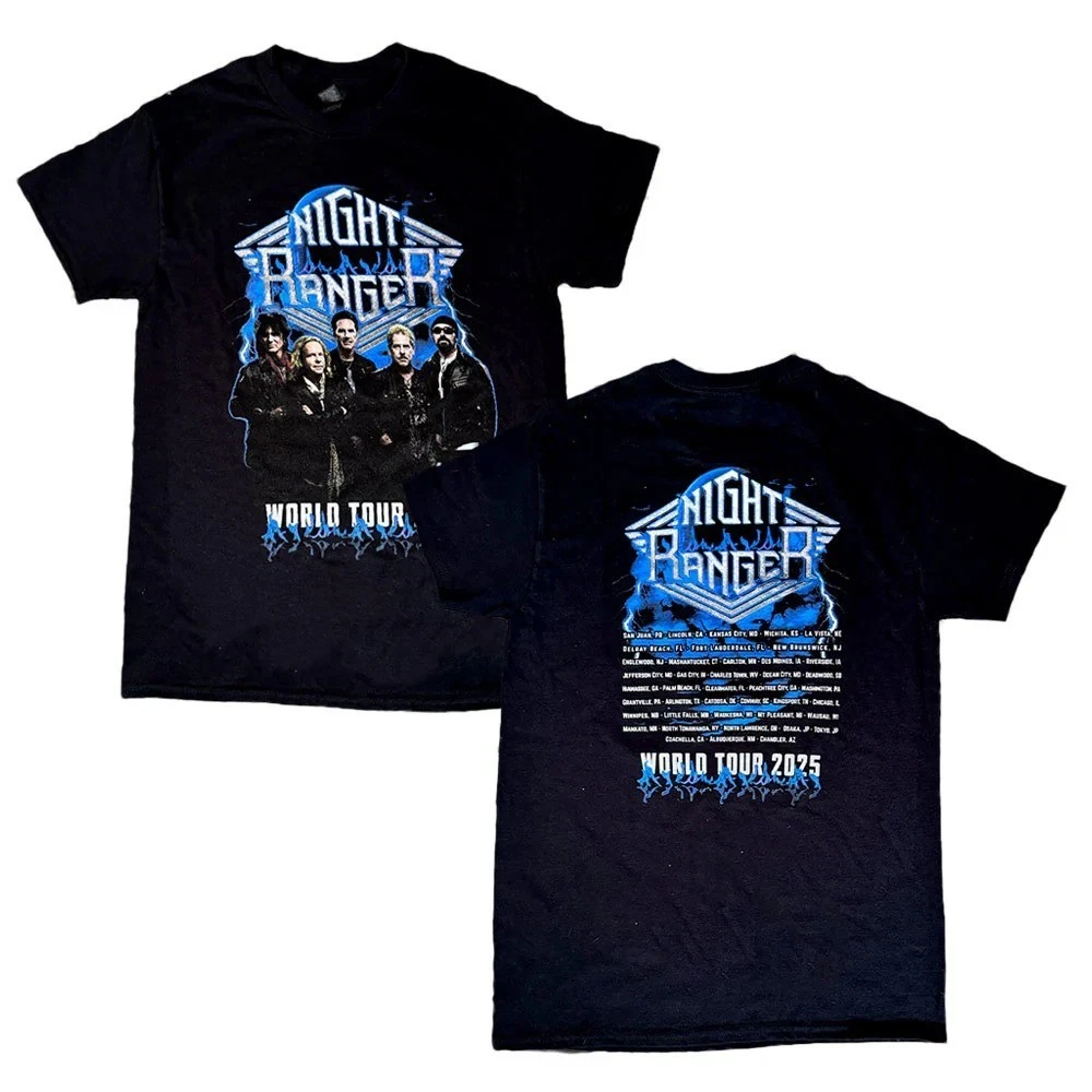 Night Ranger 2025 World Tour Concert Print Shirt