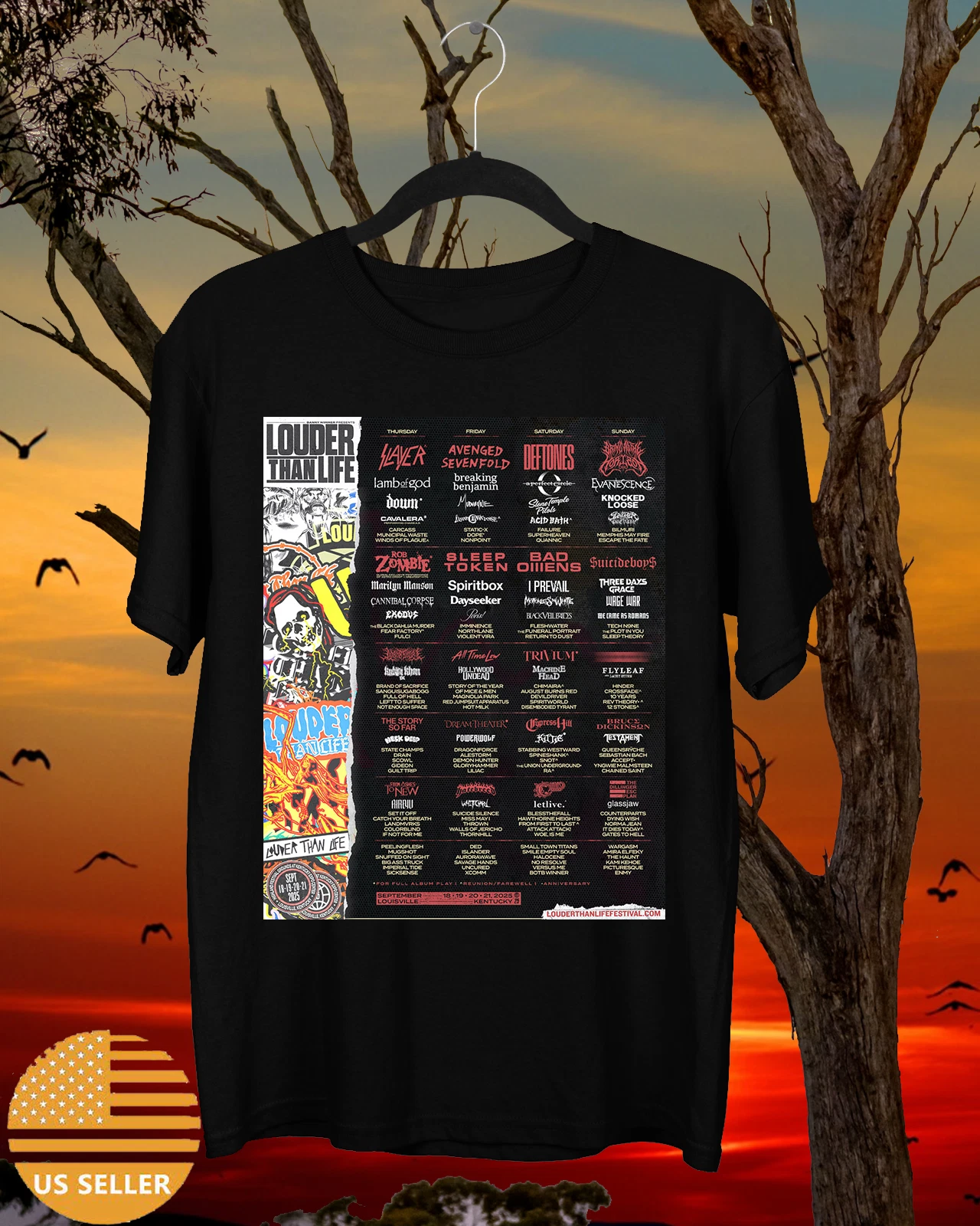 Louder Than Life 2025 Music Festival T Shirt