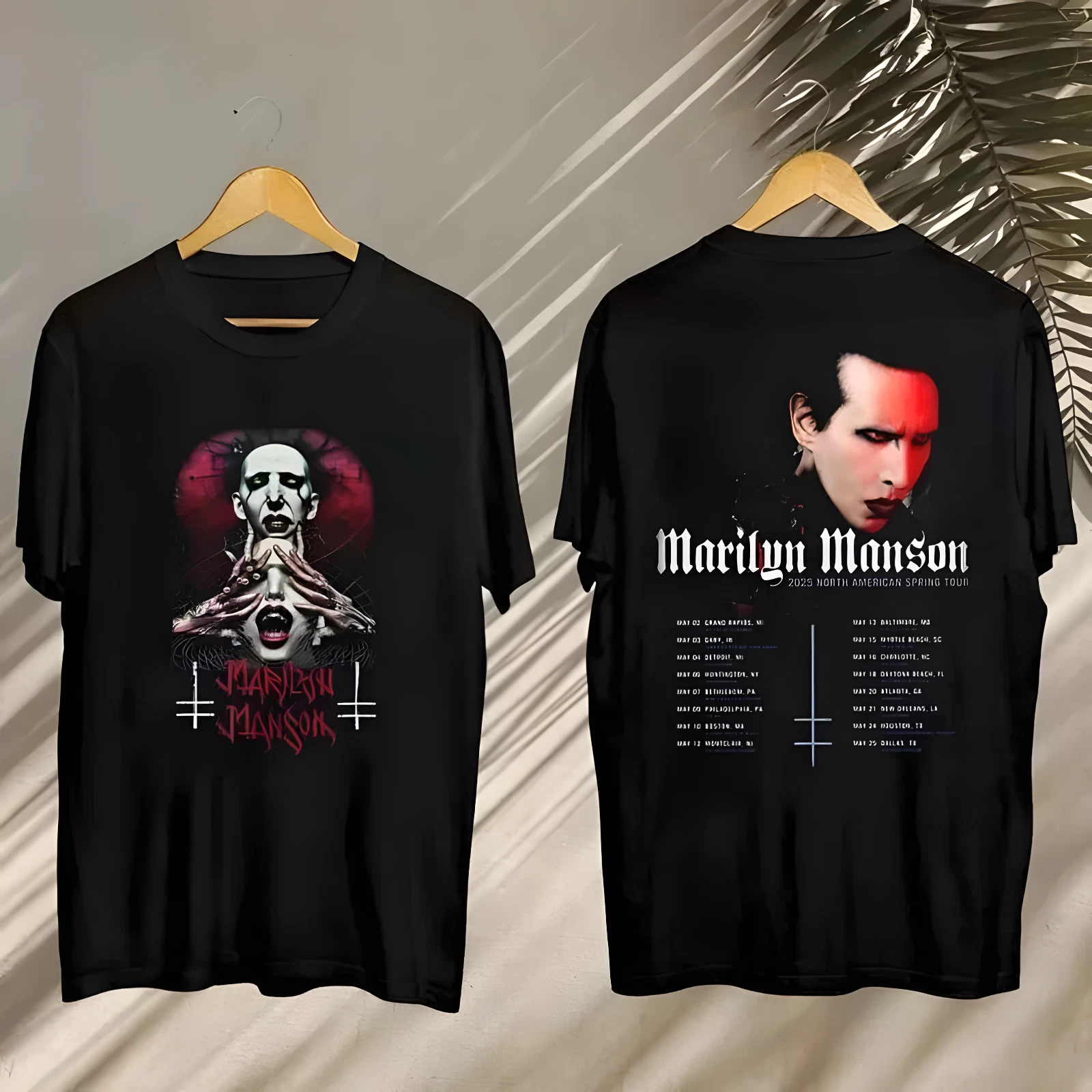 Marilyn Manson North American Spring Tour 2025 T Shirt